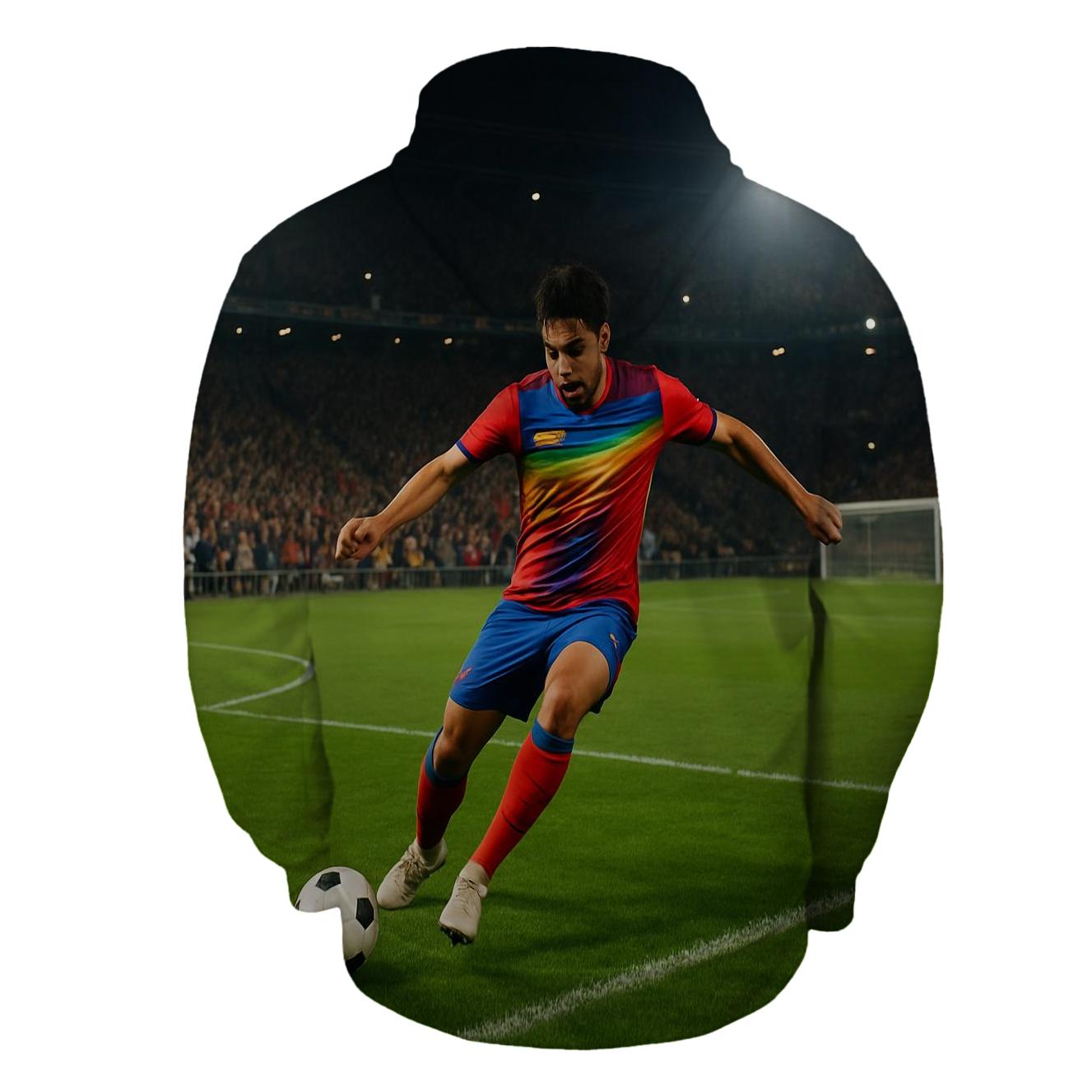 Soccer Goal Half Zip Hoodie