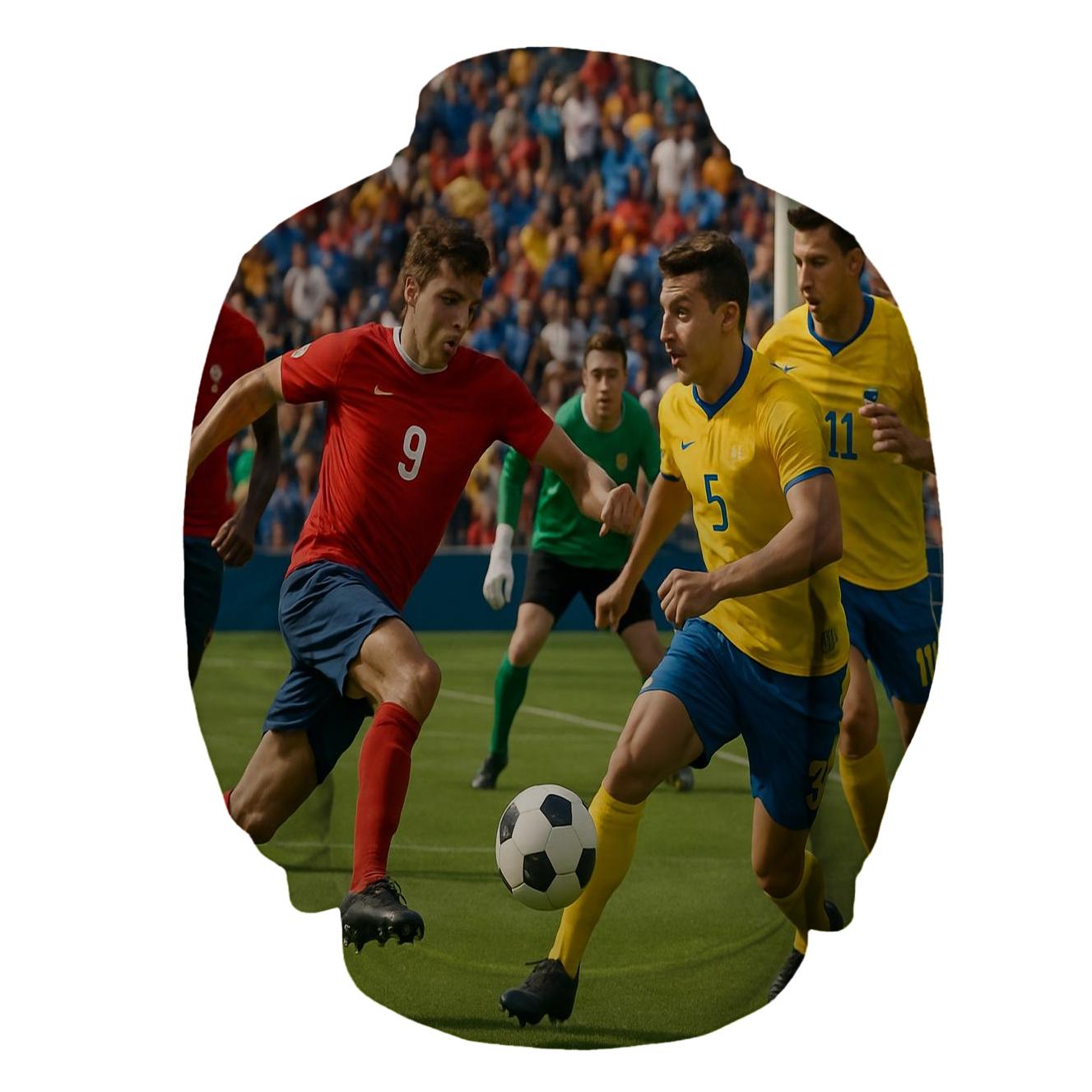 Soccer Field Dreams Half Zip Hoodie