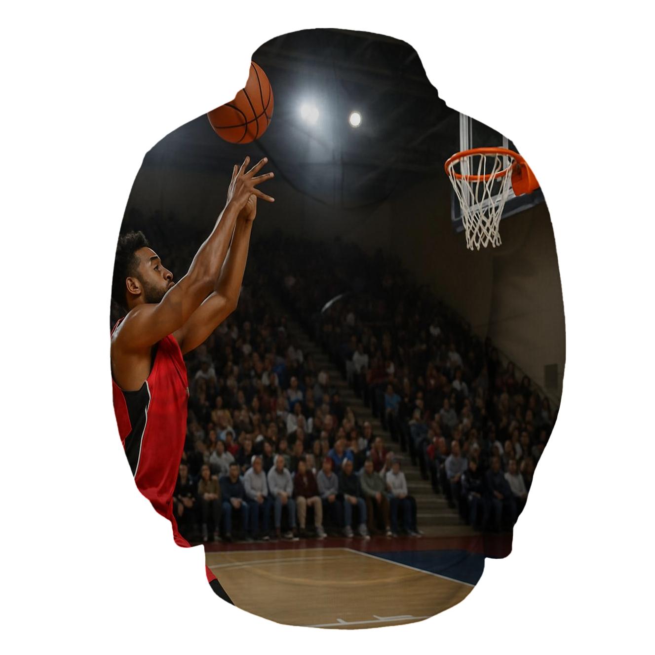 Basketball Bounce Half Zip Hoodie