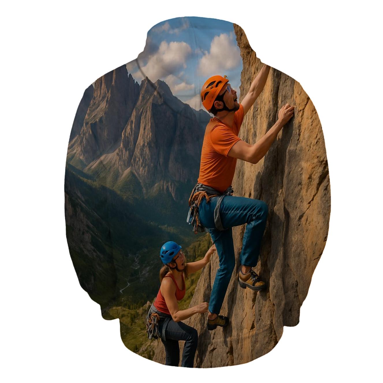 Adventure Rock Climbing Half Zip Hoodie