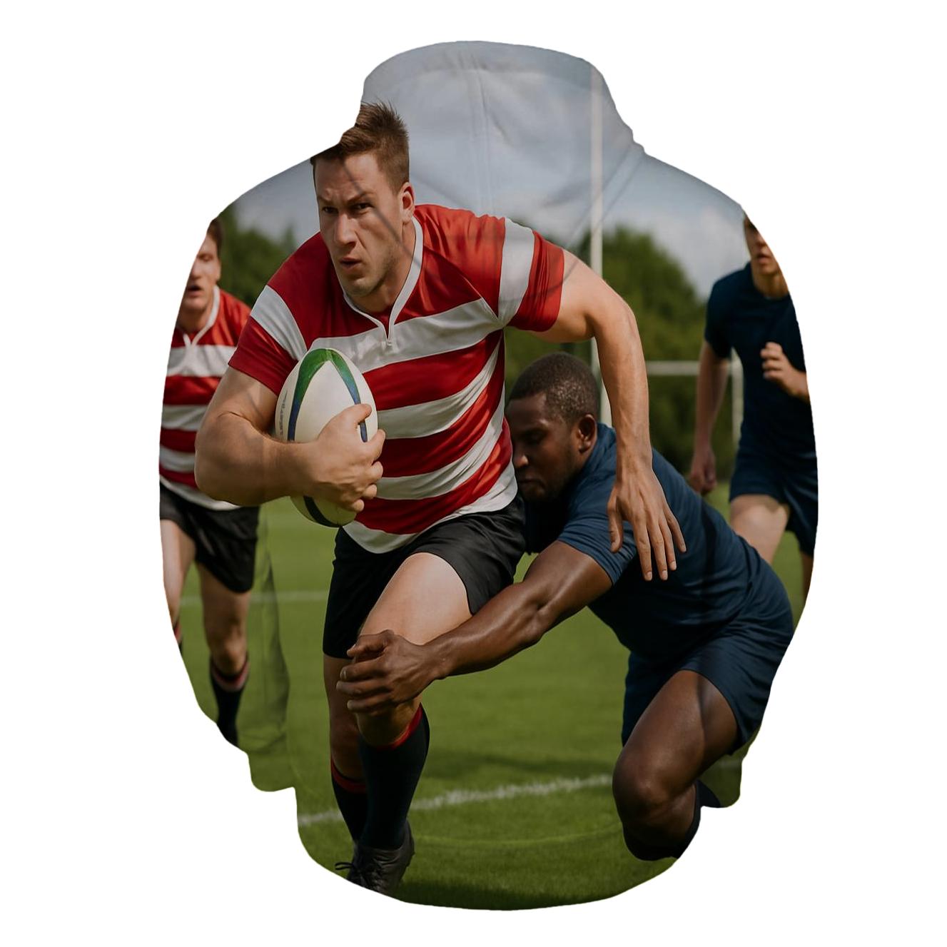 Rugby Pride Half Zip Hoodie