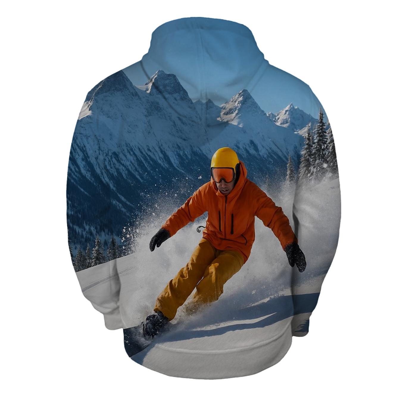 Snowboarding Summit Half Zip Hoodie