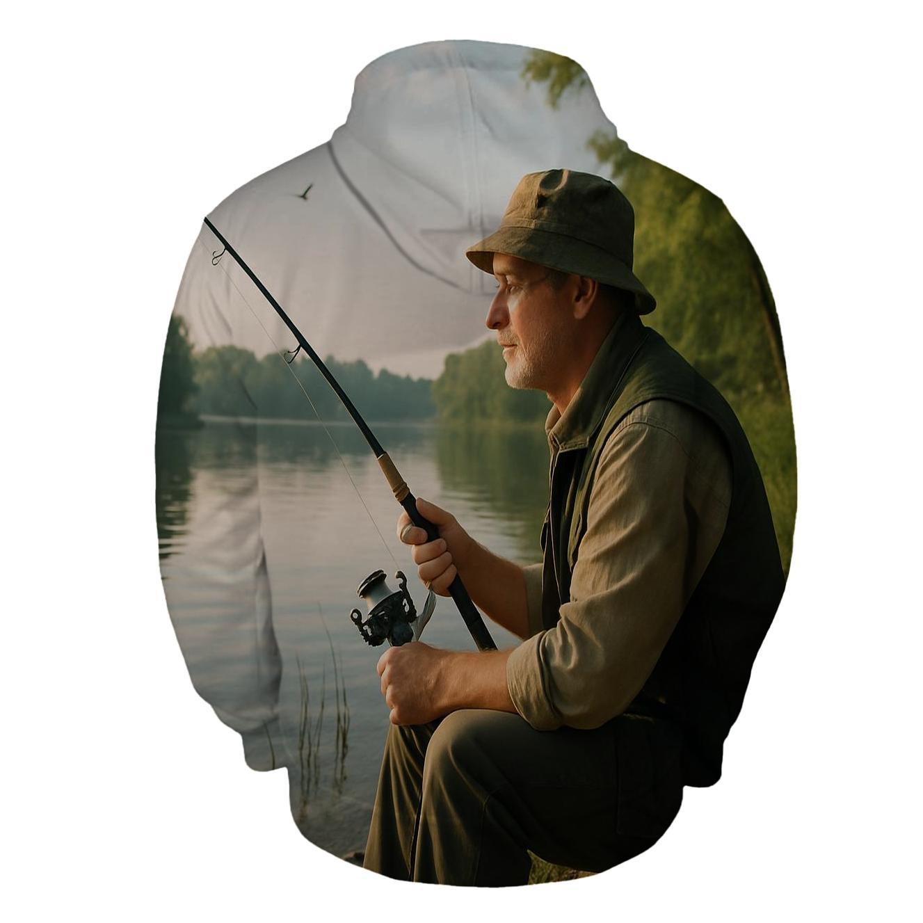 Fishing Adventure Half Zip Hoodie