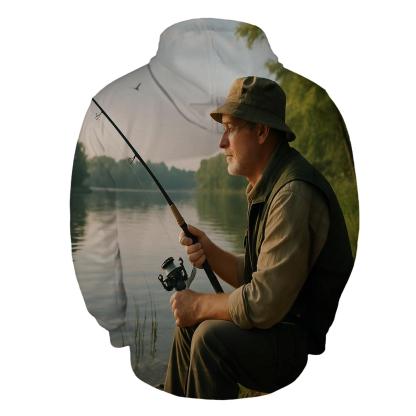 Fishing Adventure Half Zip Hoodie