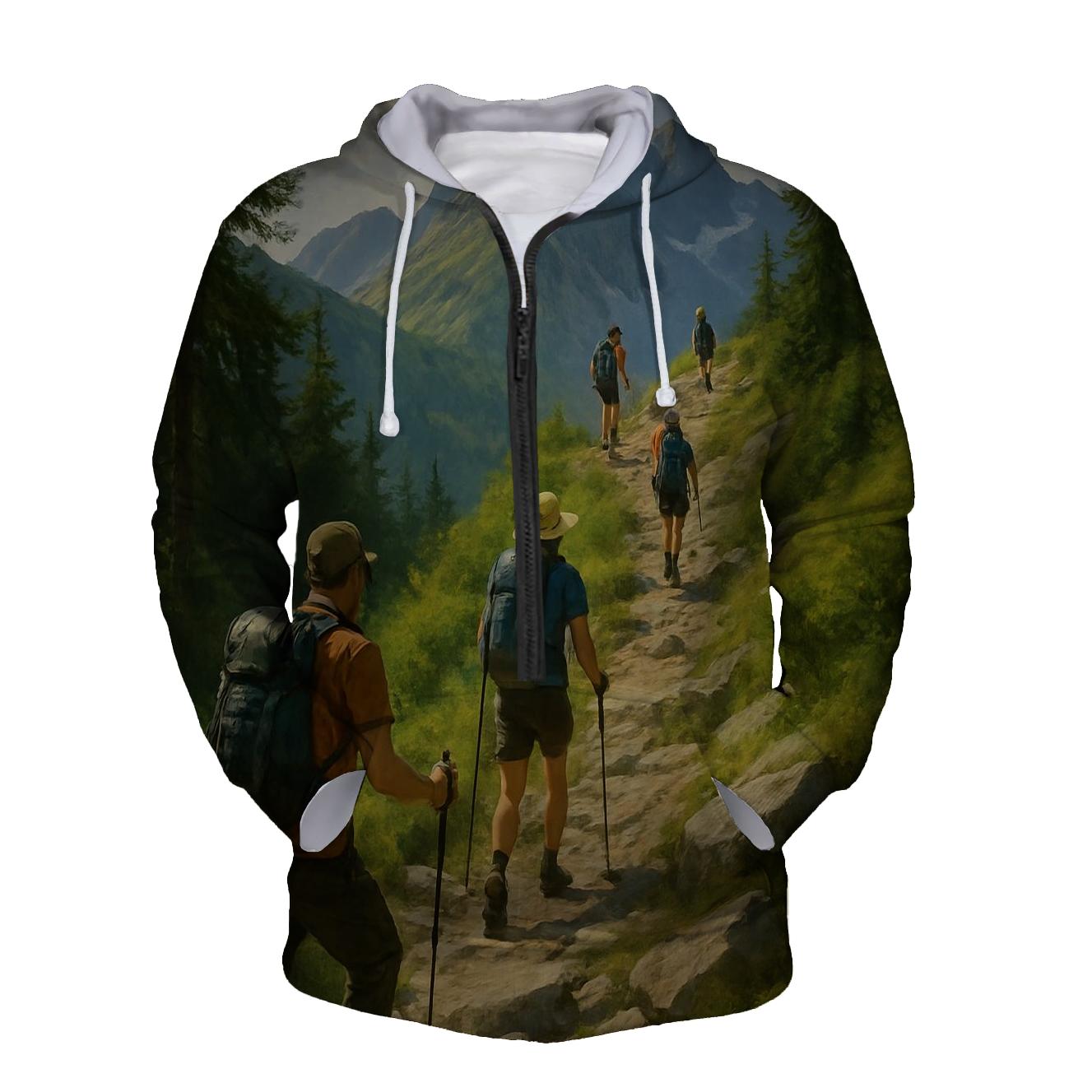 Hiking Explorer Half Zip Hoodie