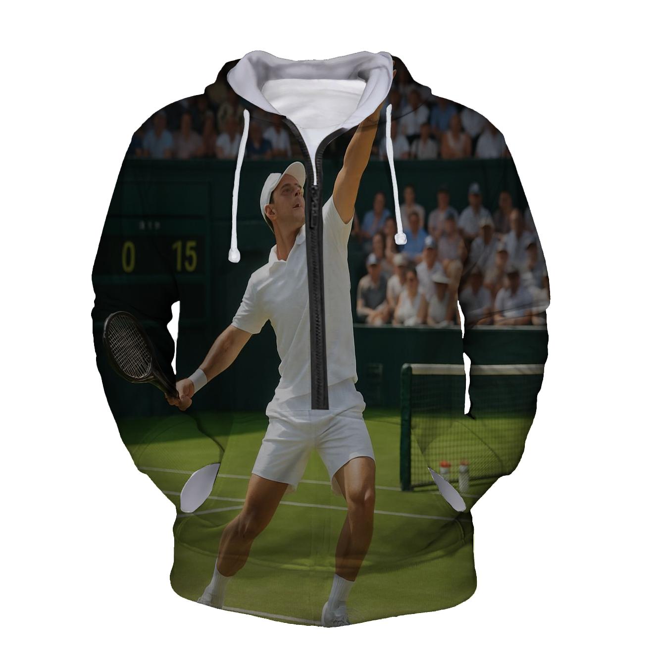 Tennis Champion Half Zip Hoodie