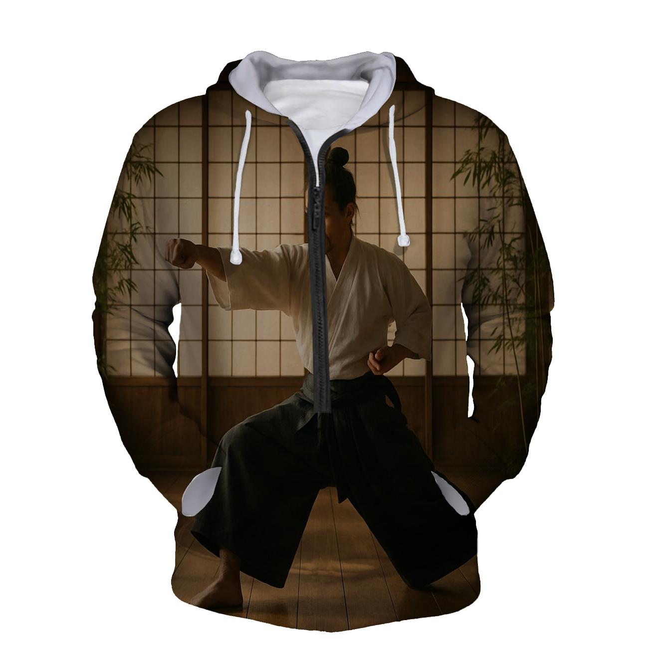 Martial Arts Harmony Half Zip Hoodie