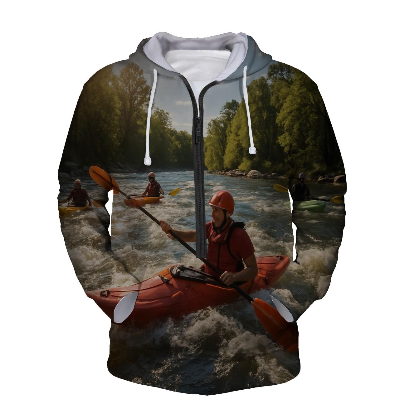 Adventure Kayaking Half Zip Hoodie