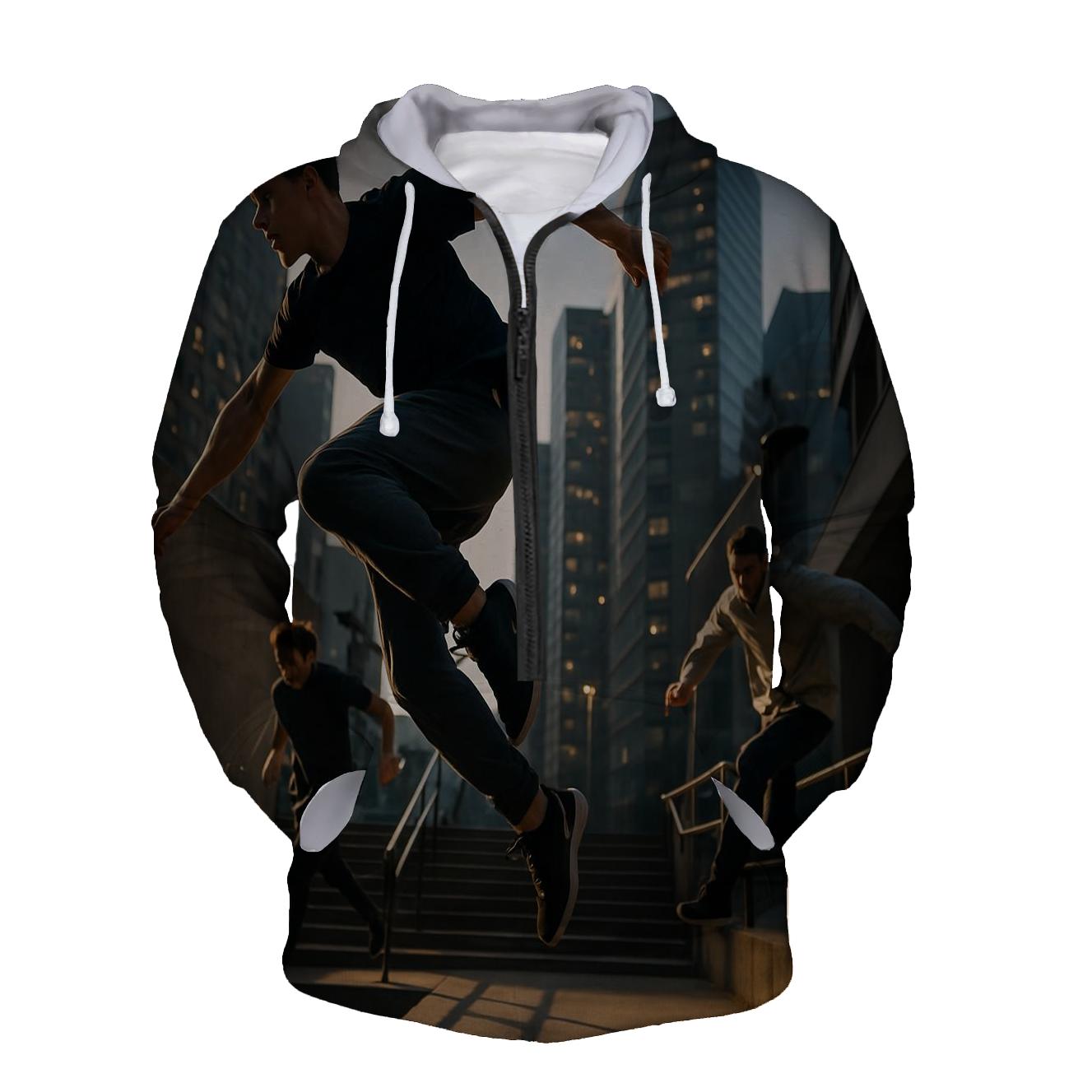 Parkour - Urban Exploration Half Zip Hoodie