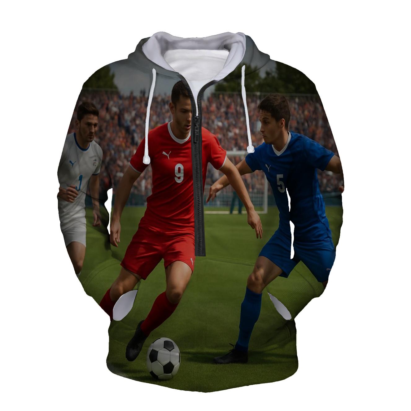 Soccer Spirit Half Zip Hoodie
