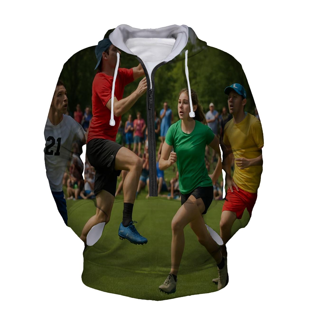 Ultimate Frisbee Half Zip Hoodie