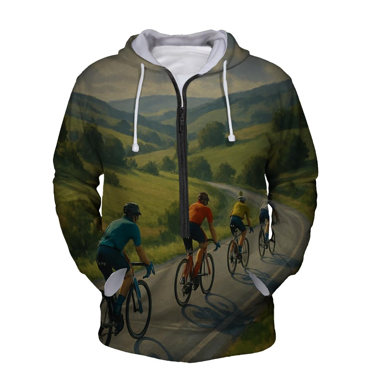 Cycling Vibes Half Zip Hoodie