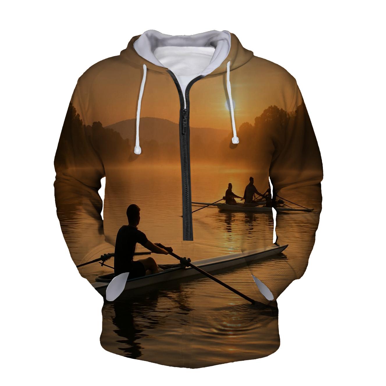 Rowing - The Power of Water Half Zip Hoodie