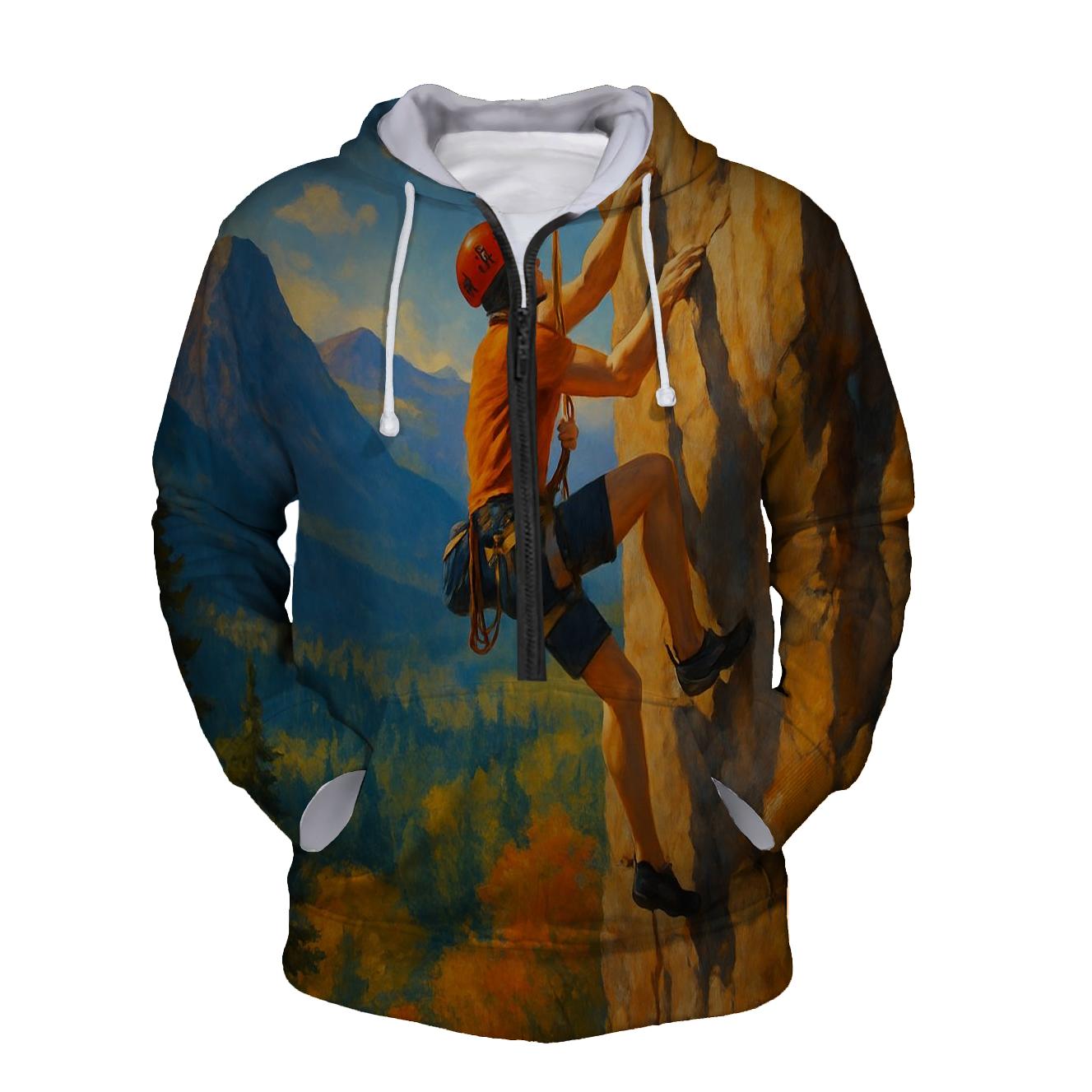 Adventure Climbing Spirit Half Zip Hoodie