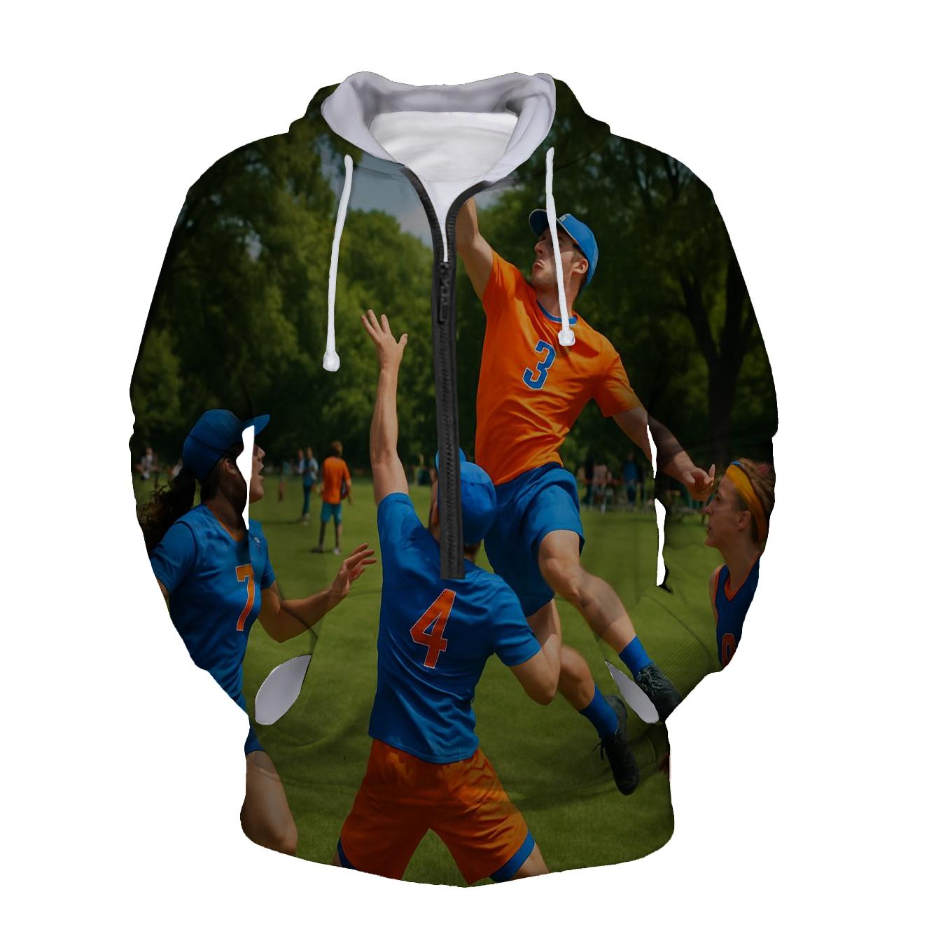 Ultimate Frisbee Flow Half Zip Hoodie