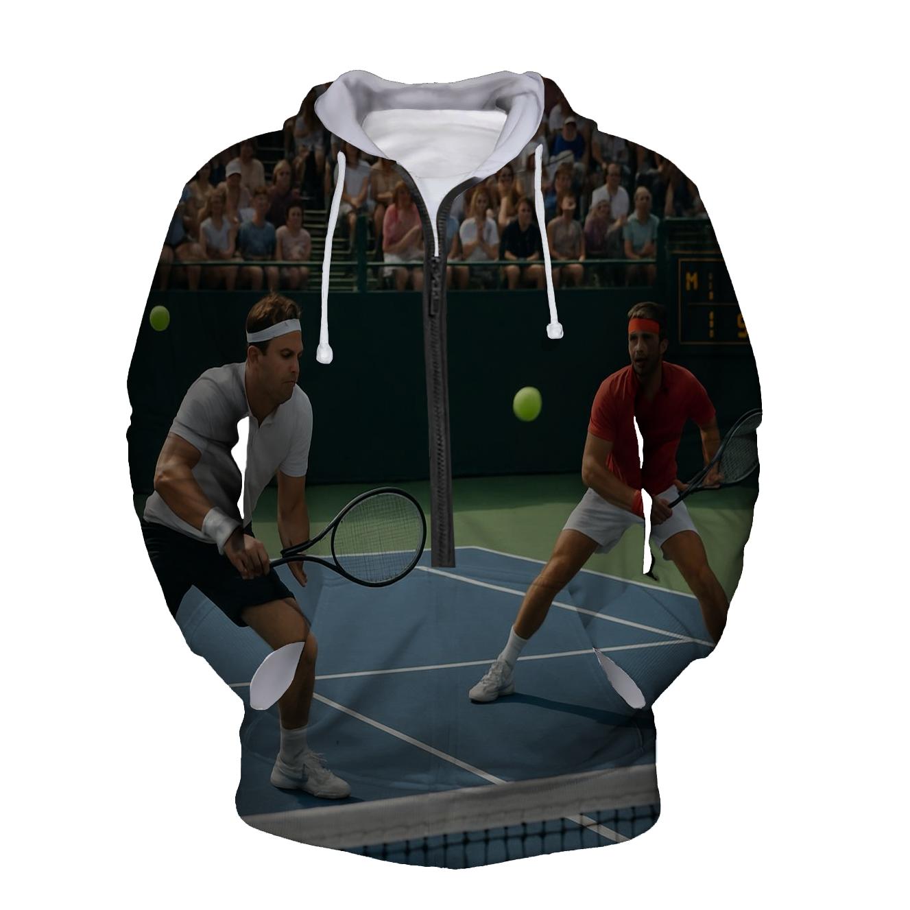 Tennis Rally Half Zip Hoodie