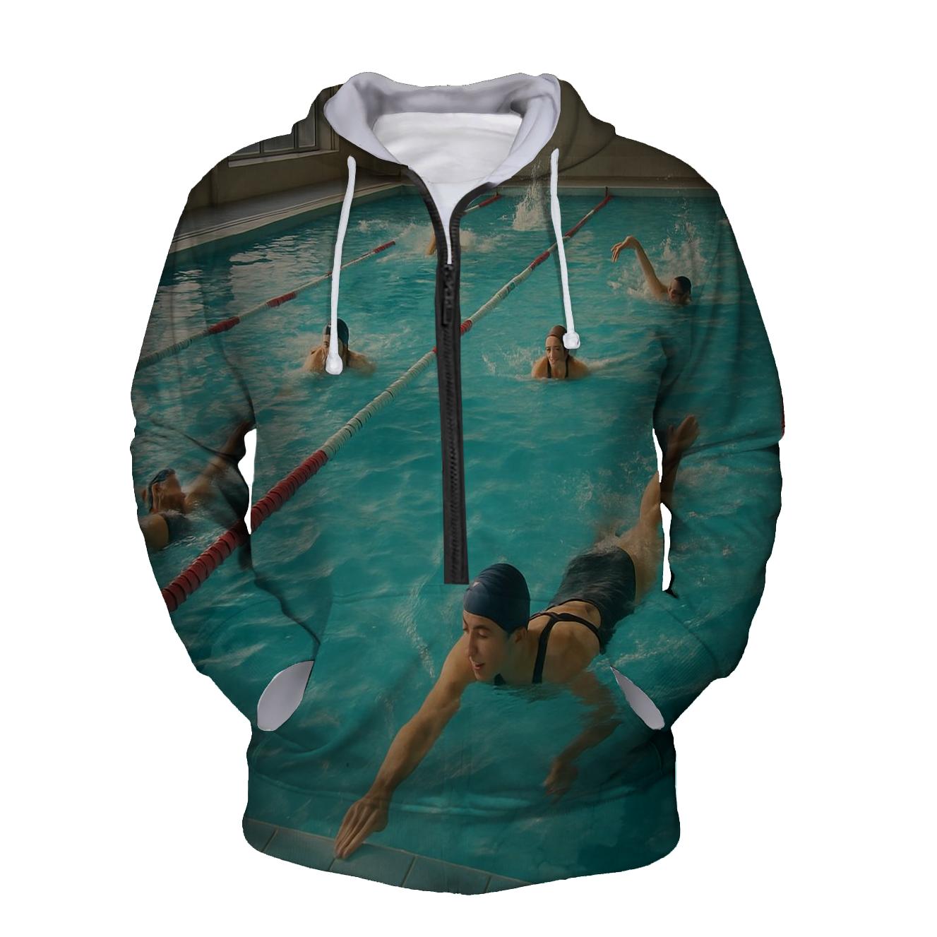 Swimming Excellence Half Zip Hoodie