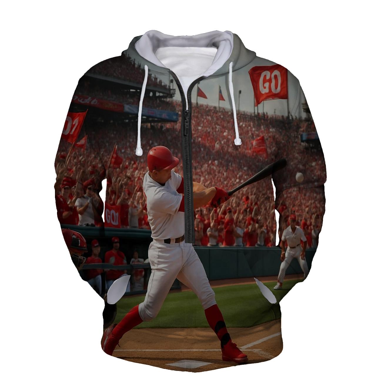 Baseball Legend Half Zip Hoodie