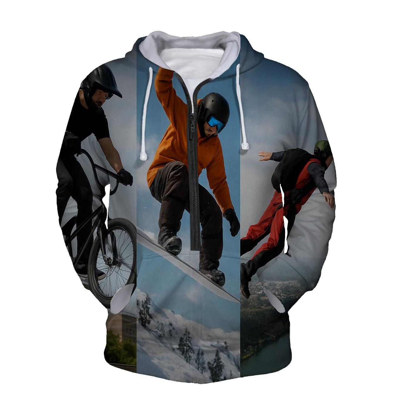 Extreme Sports Half Zip Hoodie