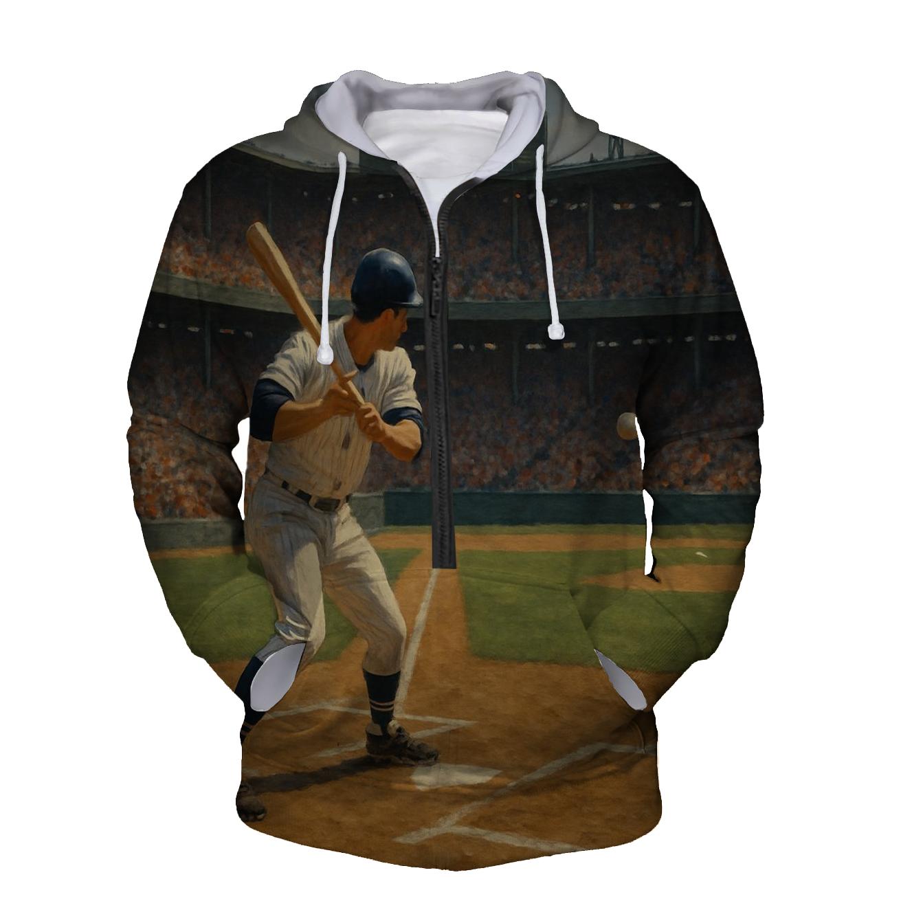Baseball Classic Spirit Half Zip Hoodie