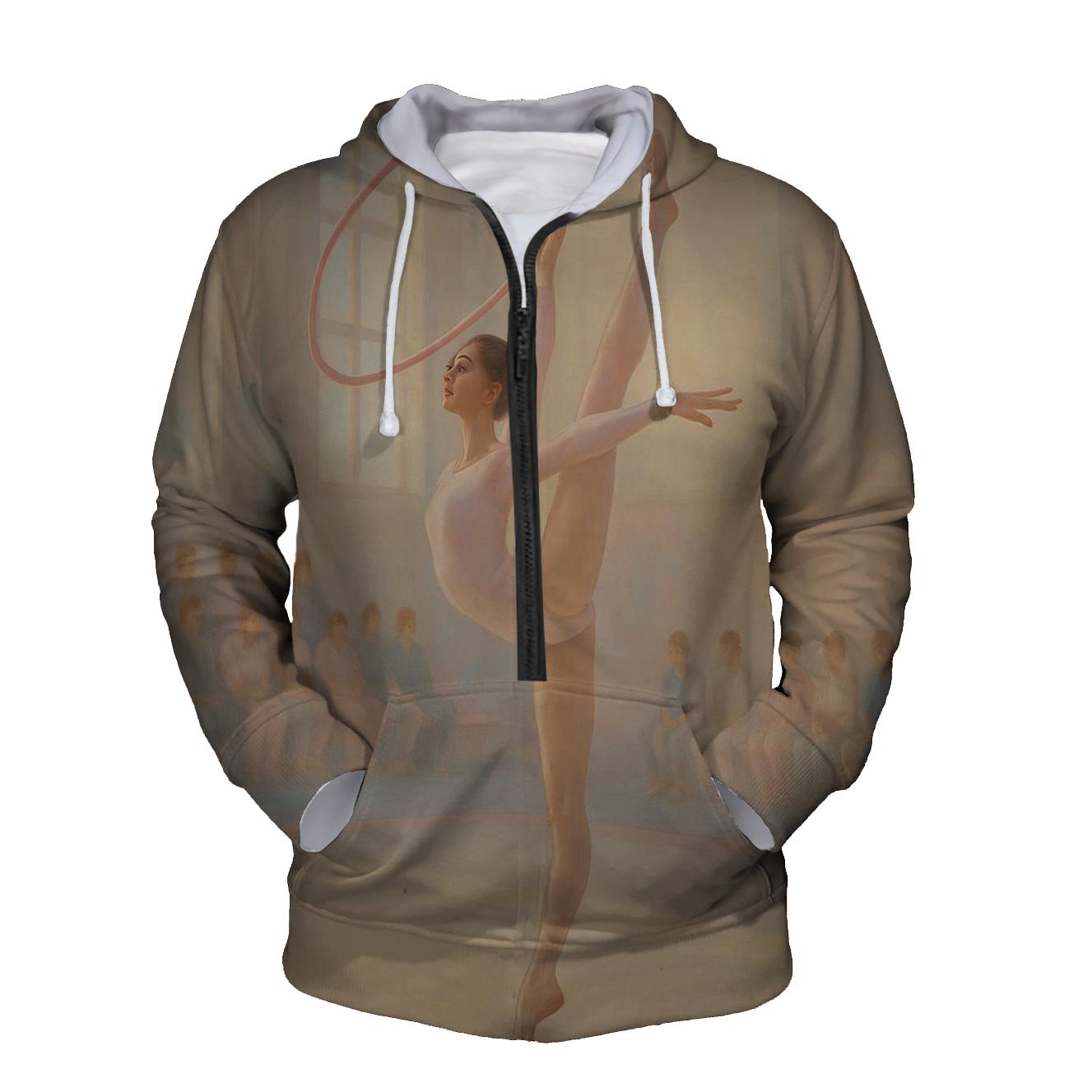 Gymnastics Grace Half Zip Hoodie