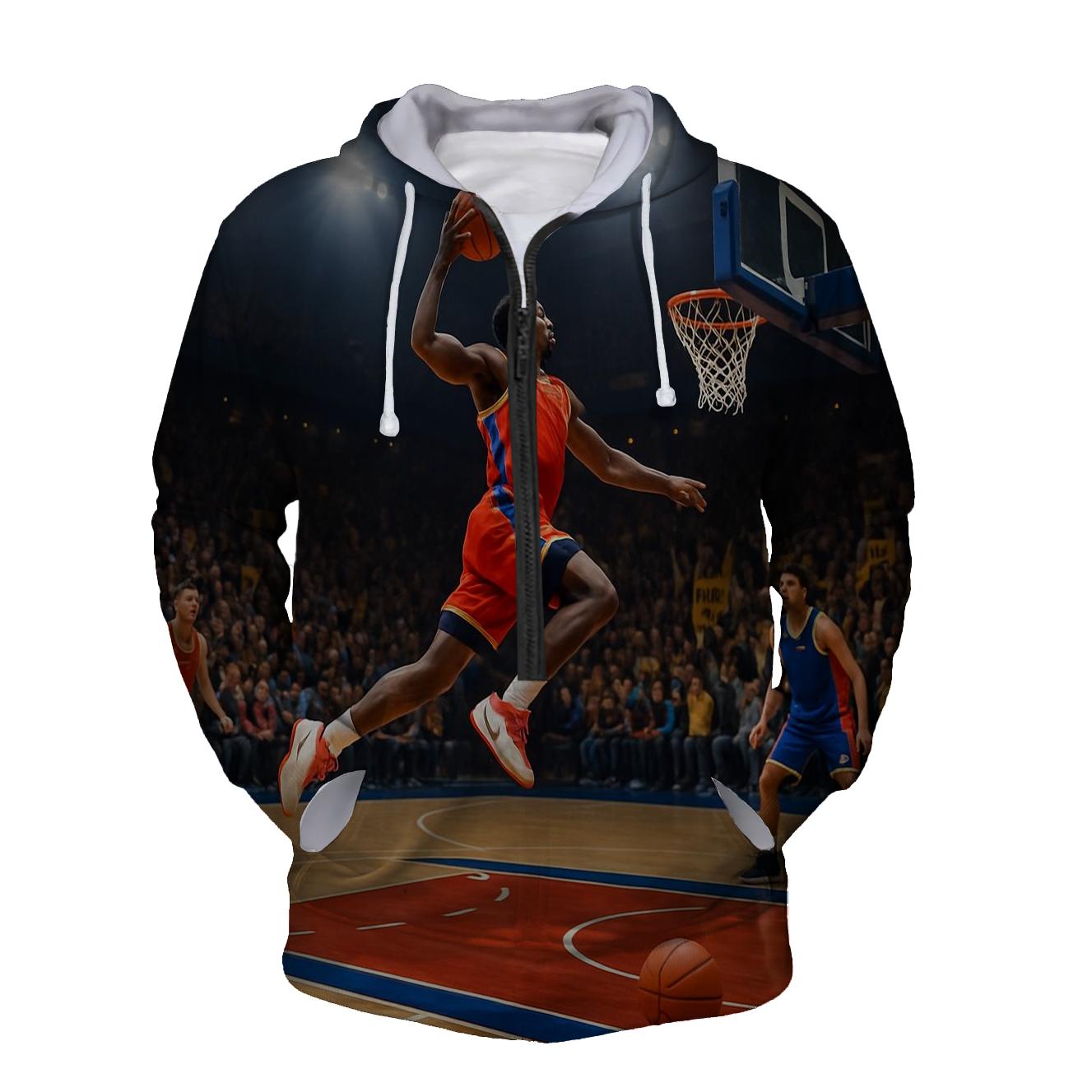 Basketball Dream Half Zip Hoodie