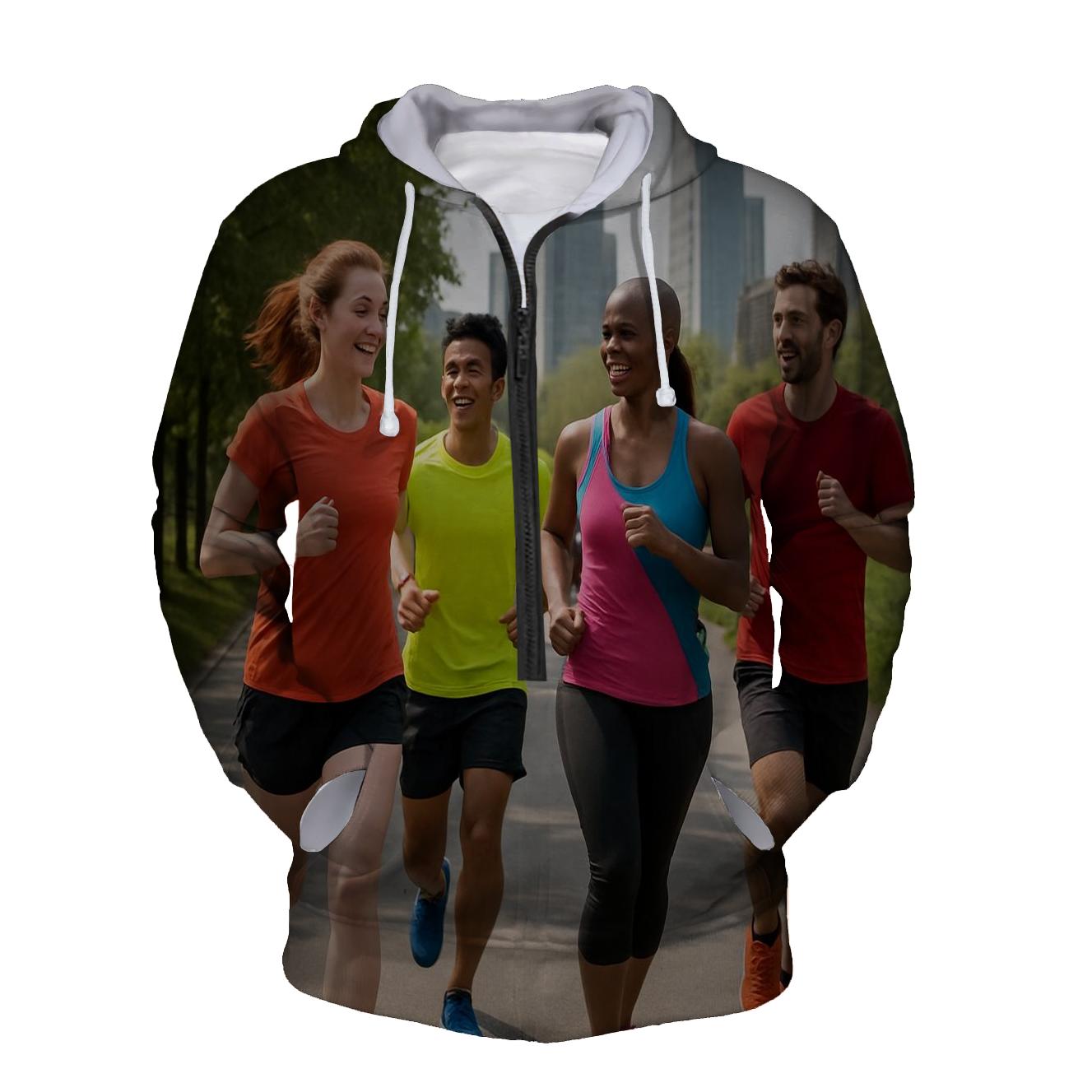 Running Spirit Half Zip Hoodie