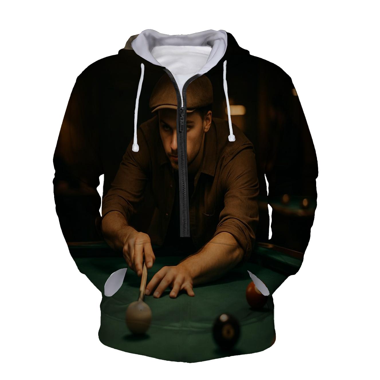 Billiards Precision Half Zip Hoodie