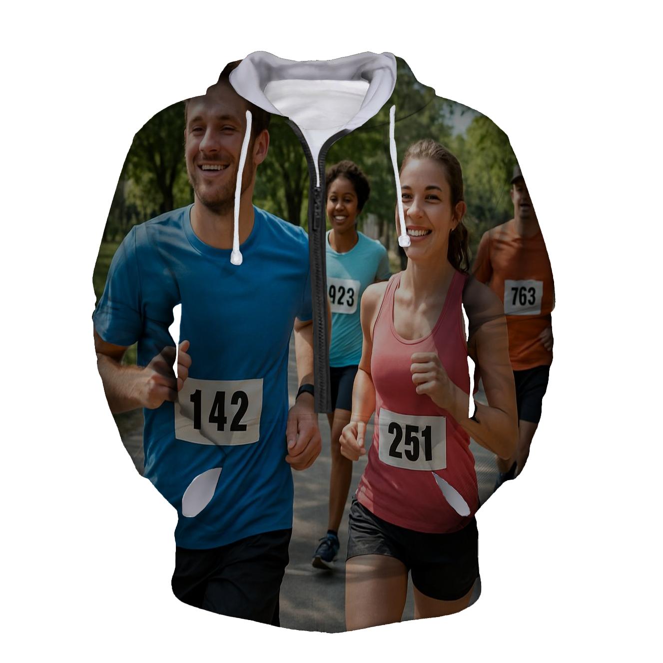 Running Wild Half Zip Hoodie