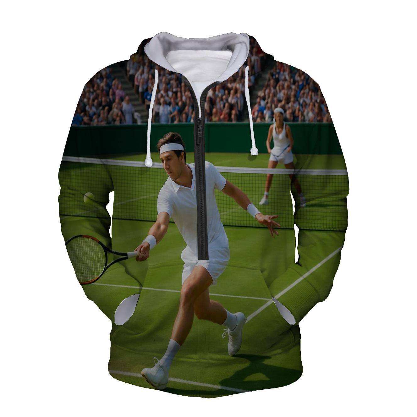 Tennis Victory Half Zip Hoodie