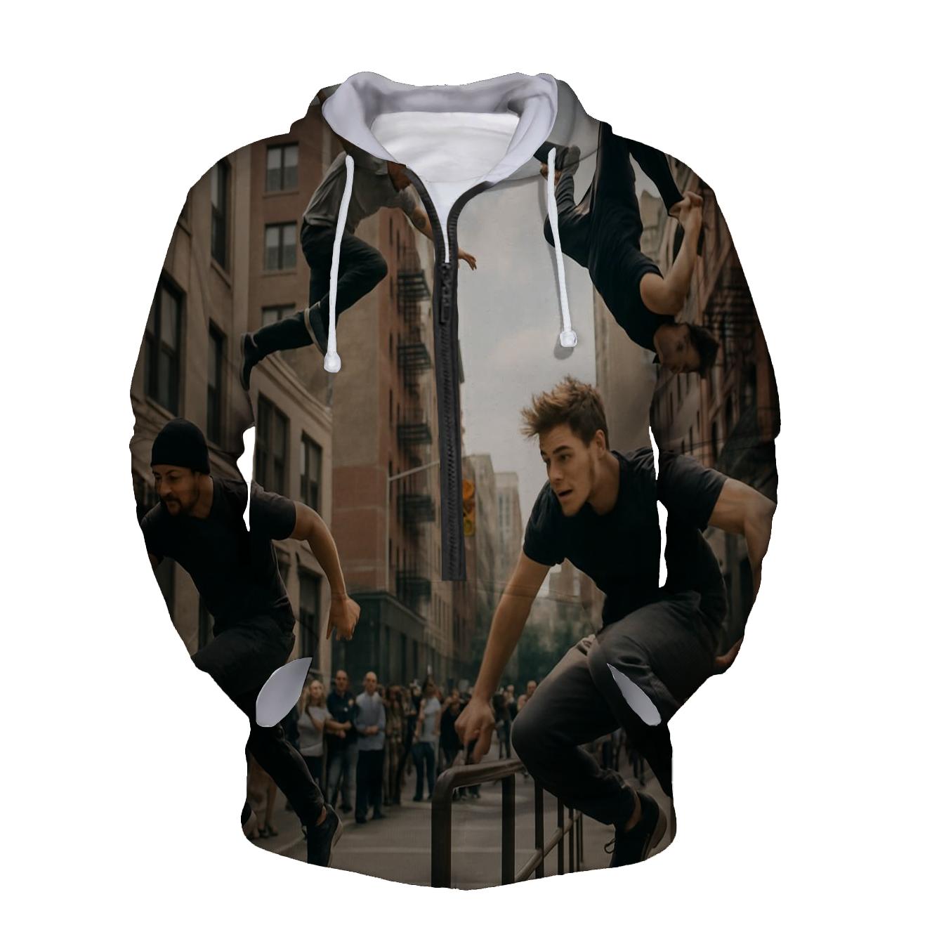 Parkour Motion Half Zip Hoodie