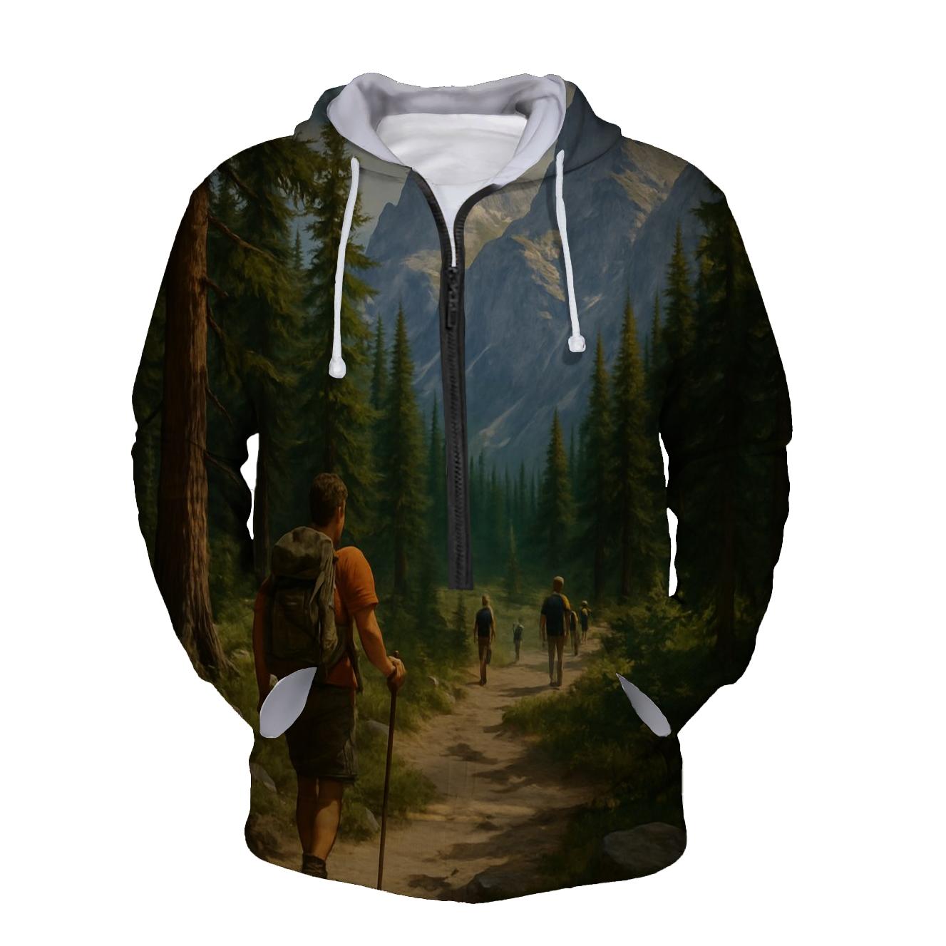Hiking Spirit Half Zip Hoodie