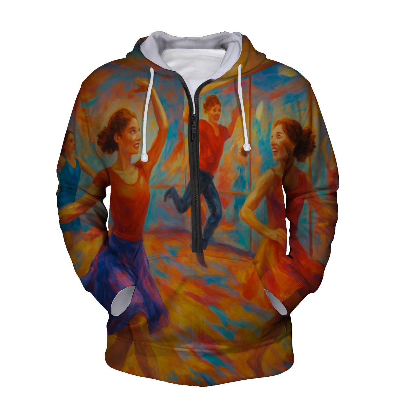 Dance Vibes Half Zip Hoodie