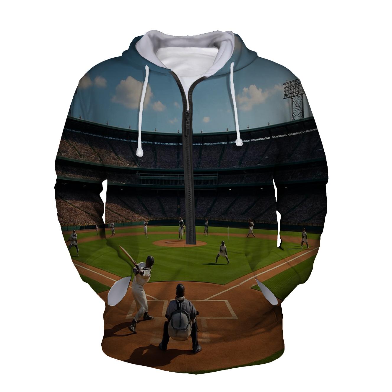 Baseball Heritage Half Zip Hoodie
