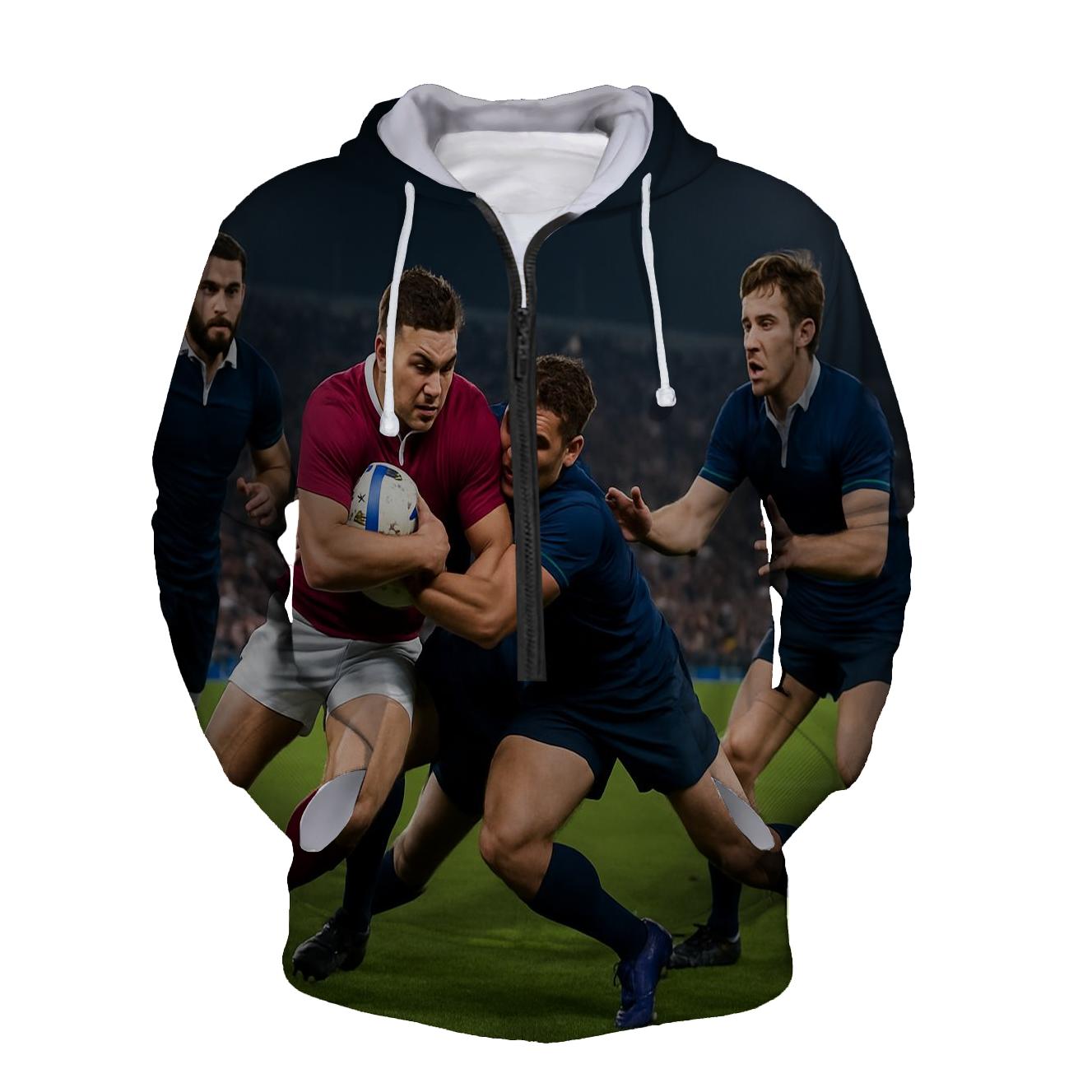 Rugby Rumble Half Zip Hoodie