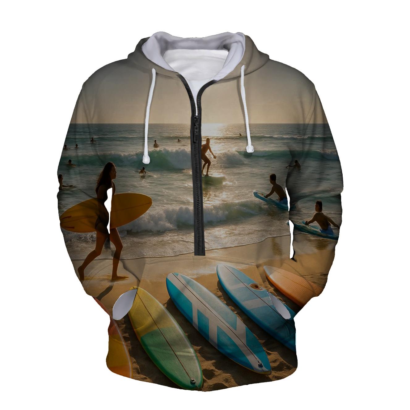 Surf Culture Half Zip Hoodie