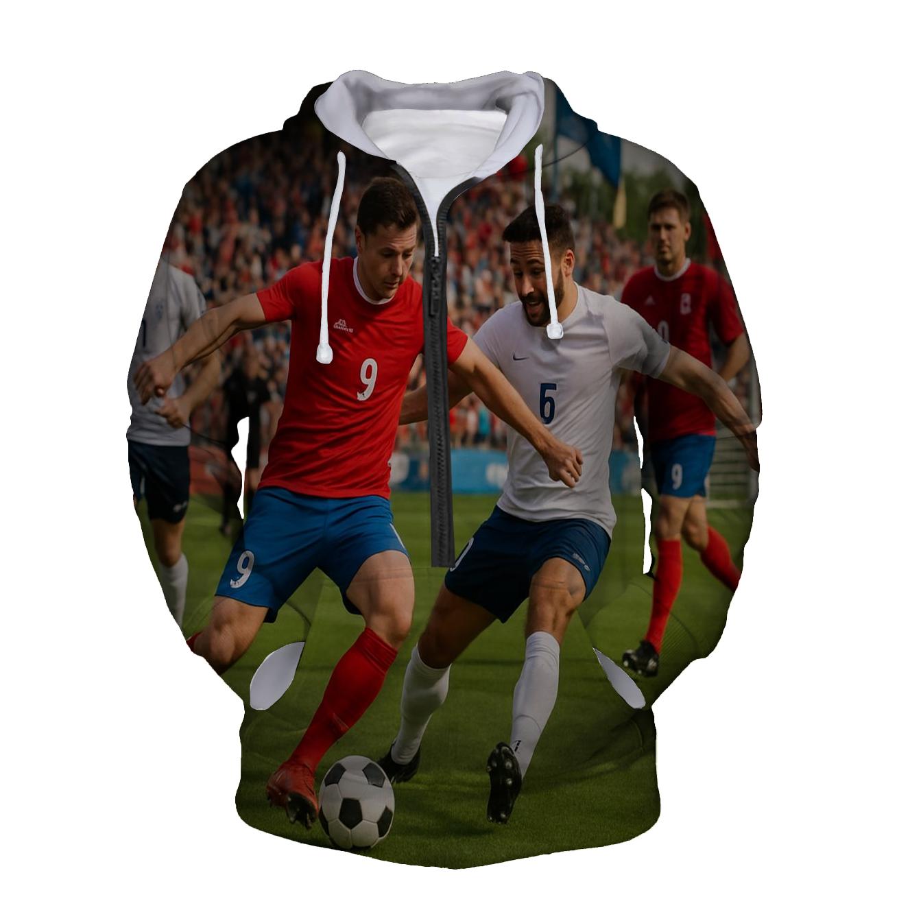 Soccer Passion Half Zip Hoodie
