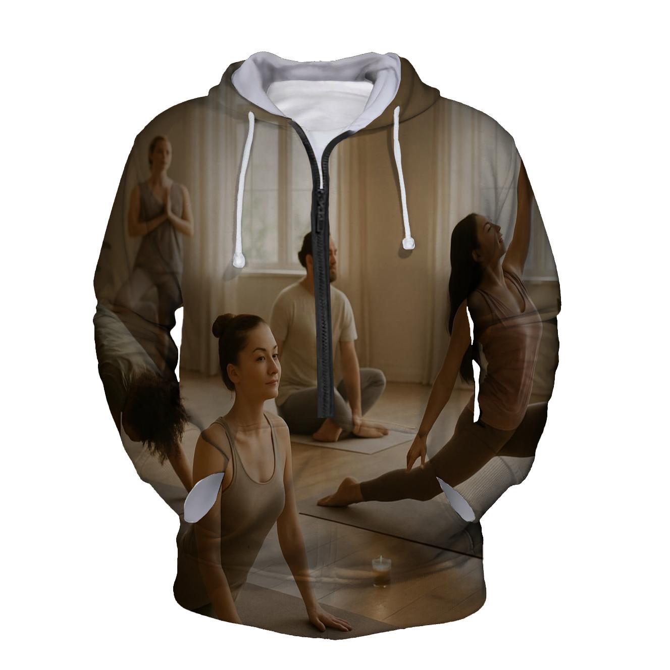 Yoga Zen Balance Half Zip Hoodie