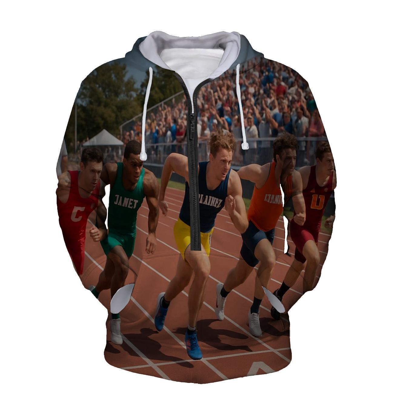 Track & Field Spirit Half Zip Hoodie