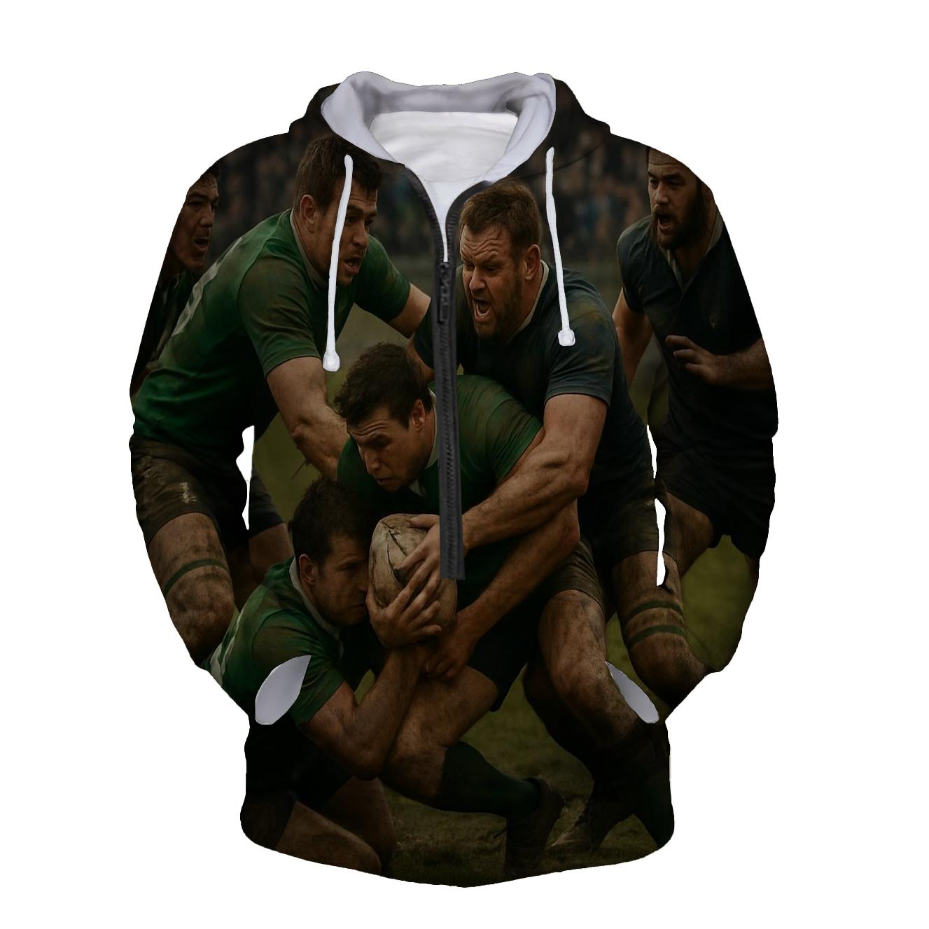 Rugby Strength Spirit Half Zip Hoodie