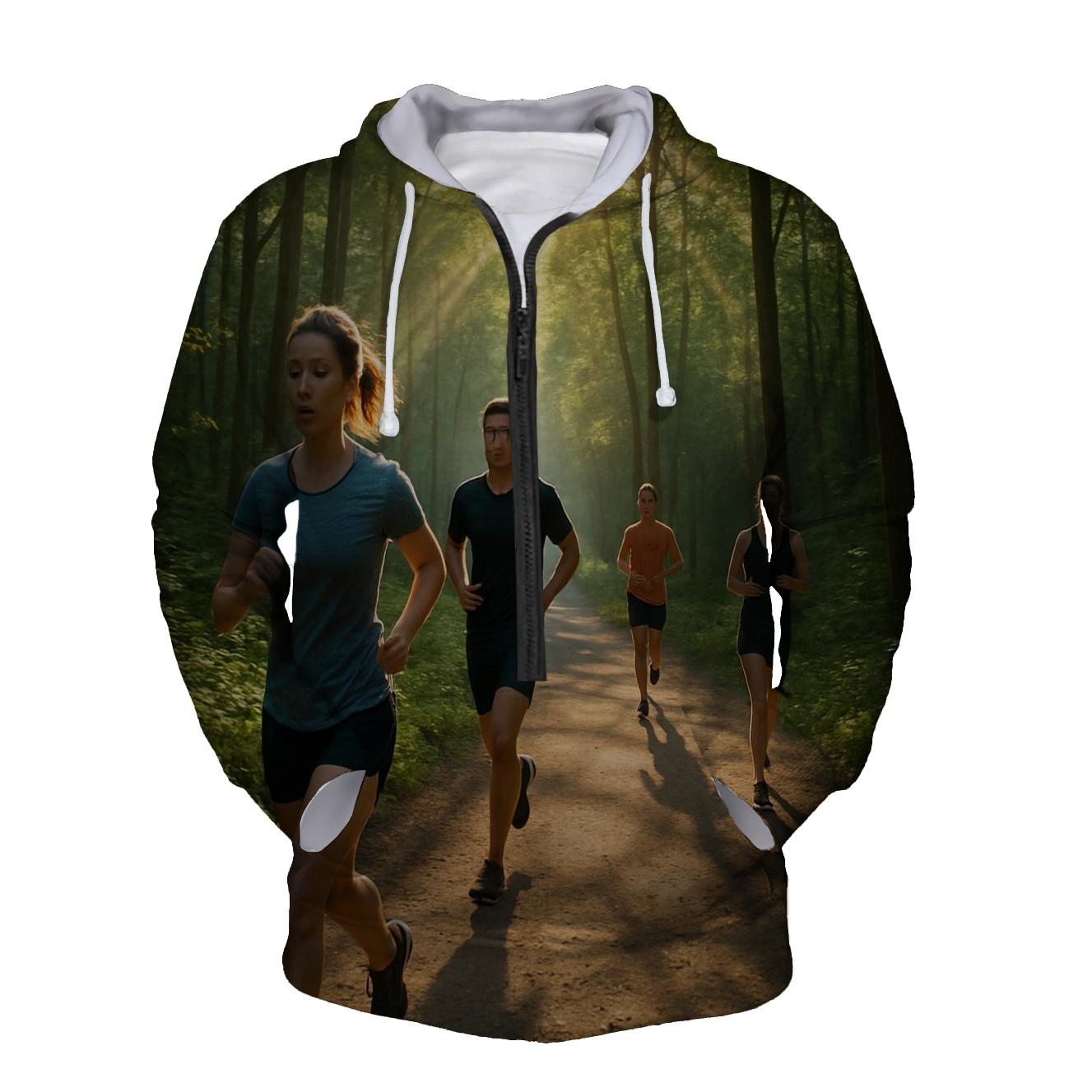 Running Trails Half Zip Hoodie