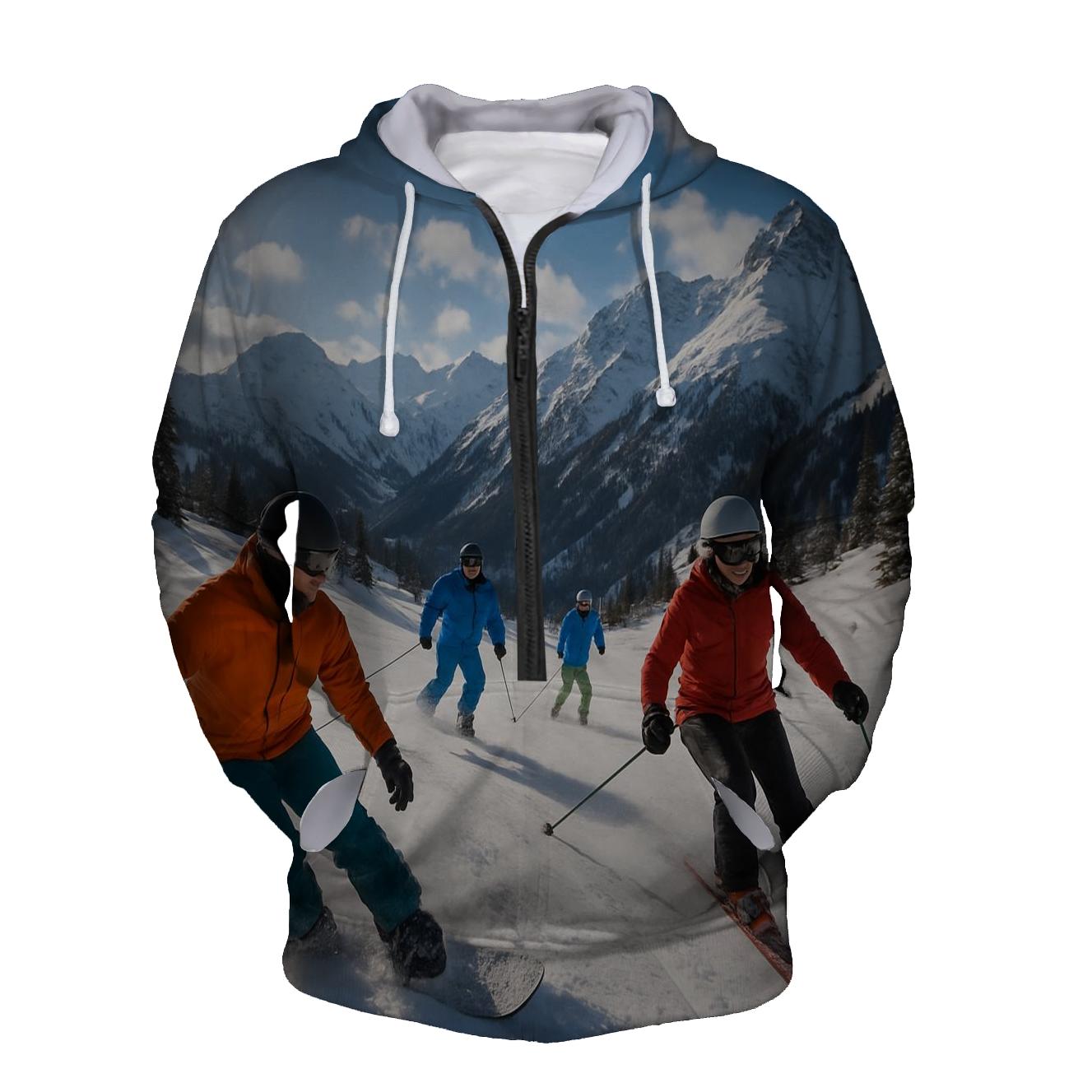 Winter Sports Champion Half Zip Hoodie