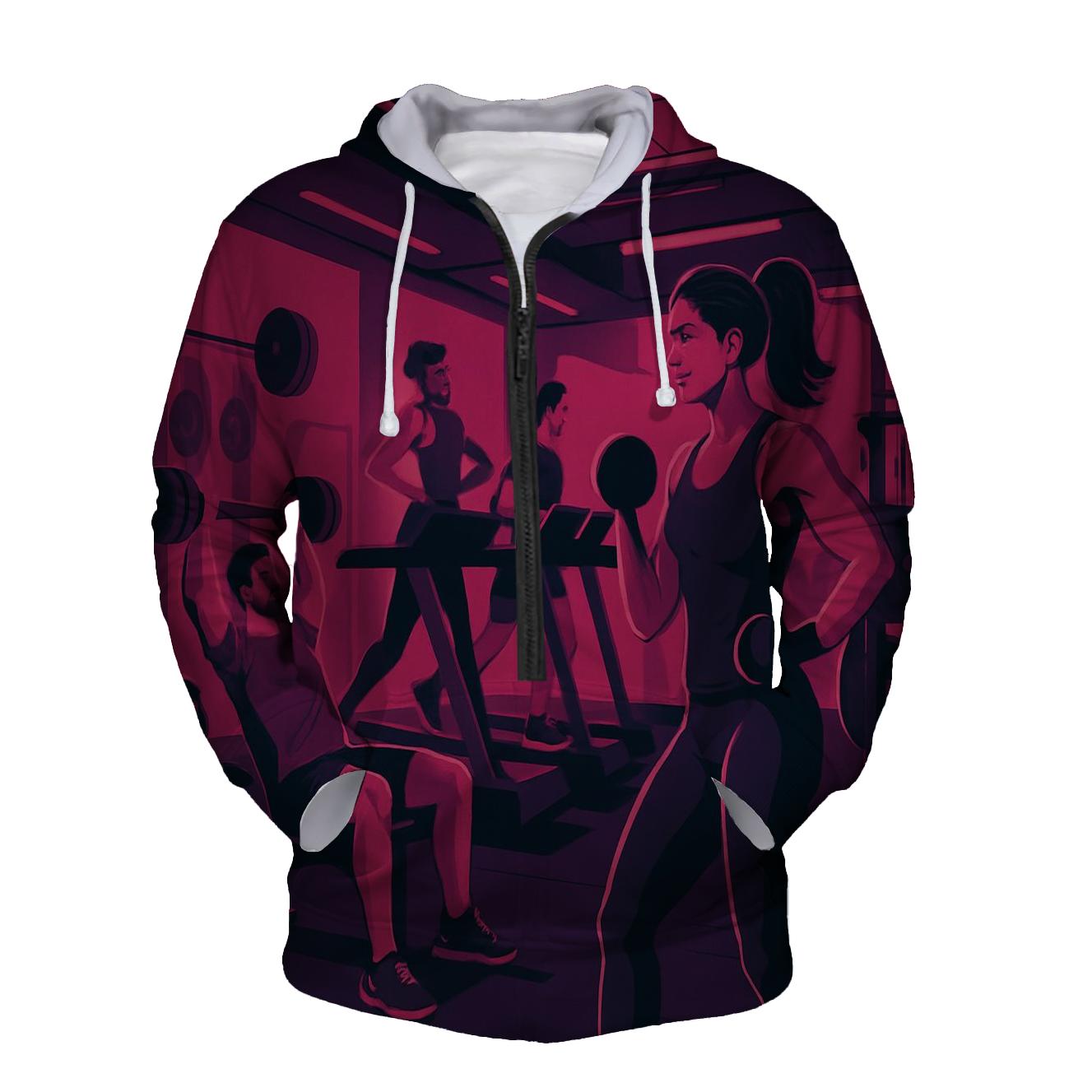 Fitness Fusion Half Zip Hoodie