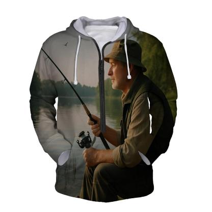 Fishing Adventure Half Zip Hoodie