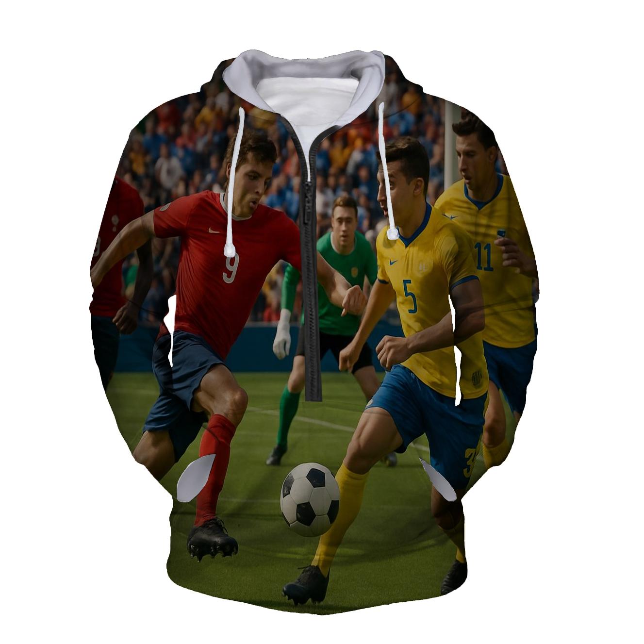 Soccer Field Dreams Half Zip Hoodie