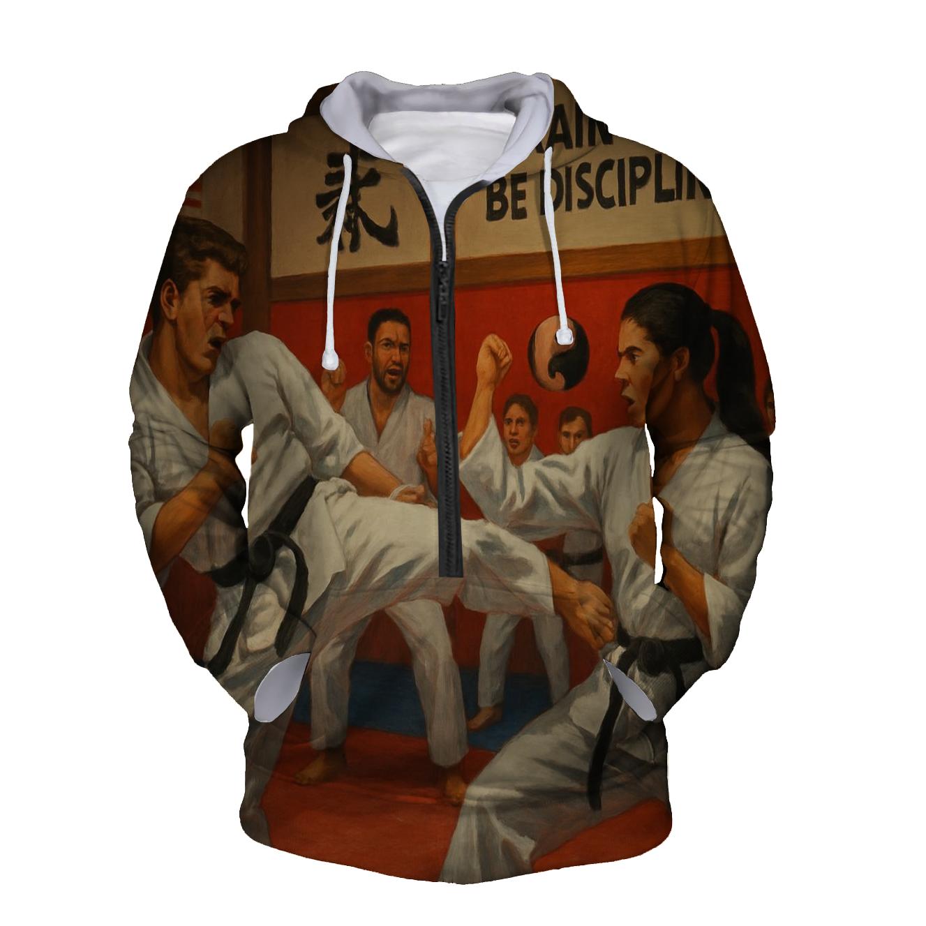 Martial Arts Spirit Half Zip Hoodie