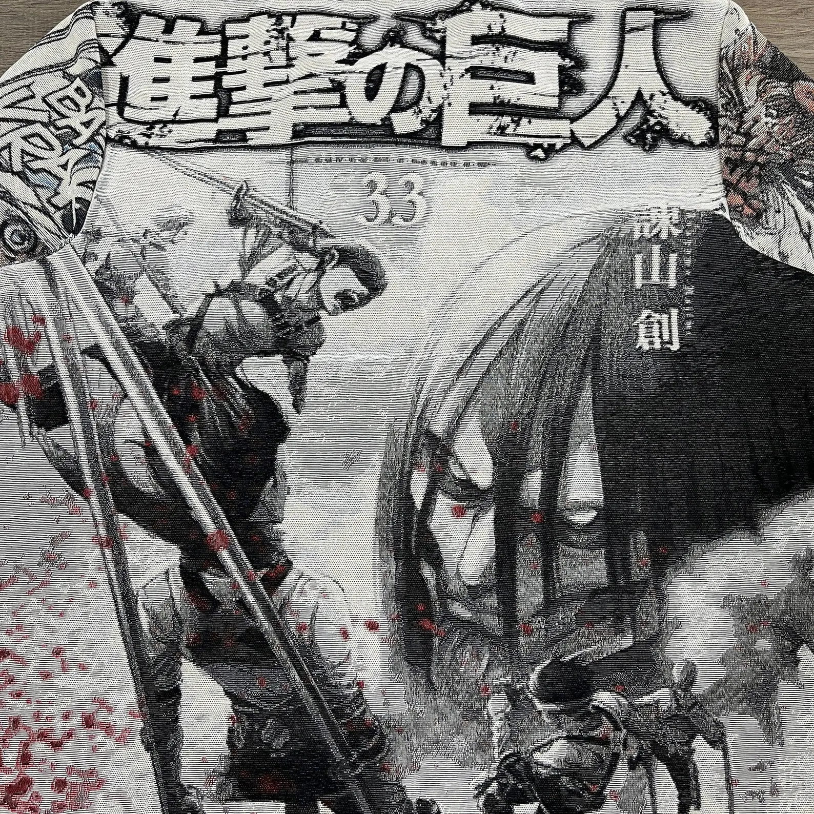 Titan Theme Anime Manga Vintage Tapestry Jacket