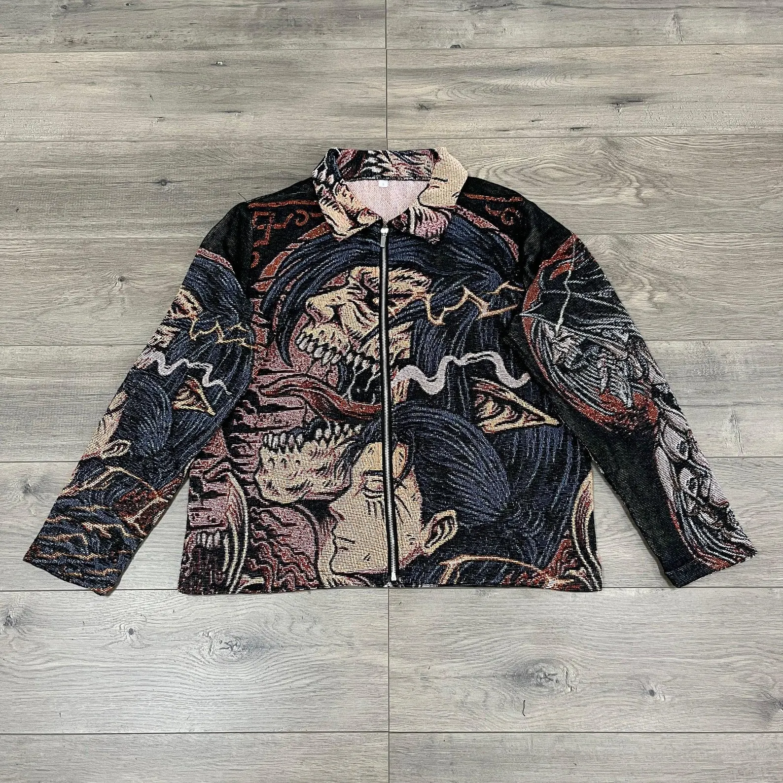 Titan Eren Jaeger Vintage Tapestry Anime Jacket