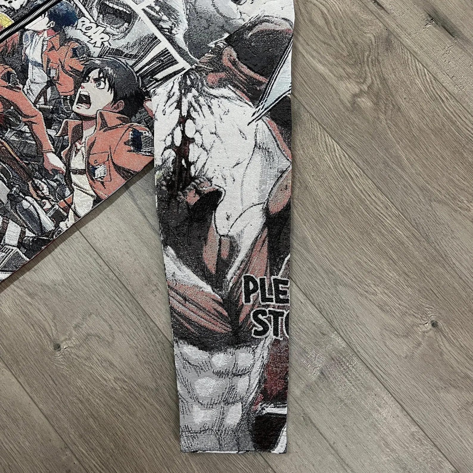 Titan Theme Anime Manga Vintage Tapestry Jacket