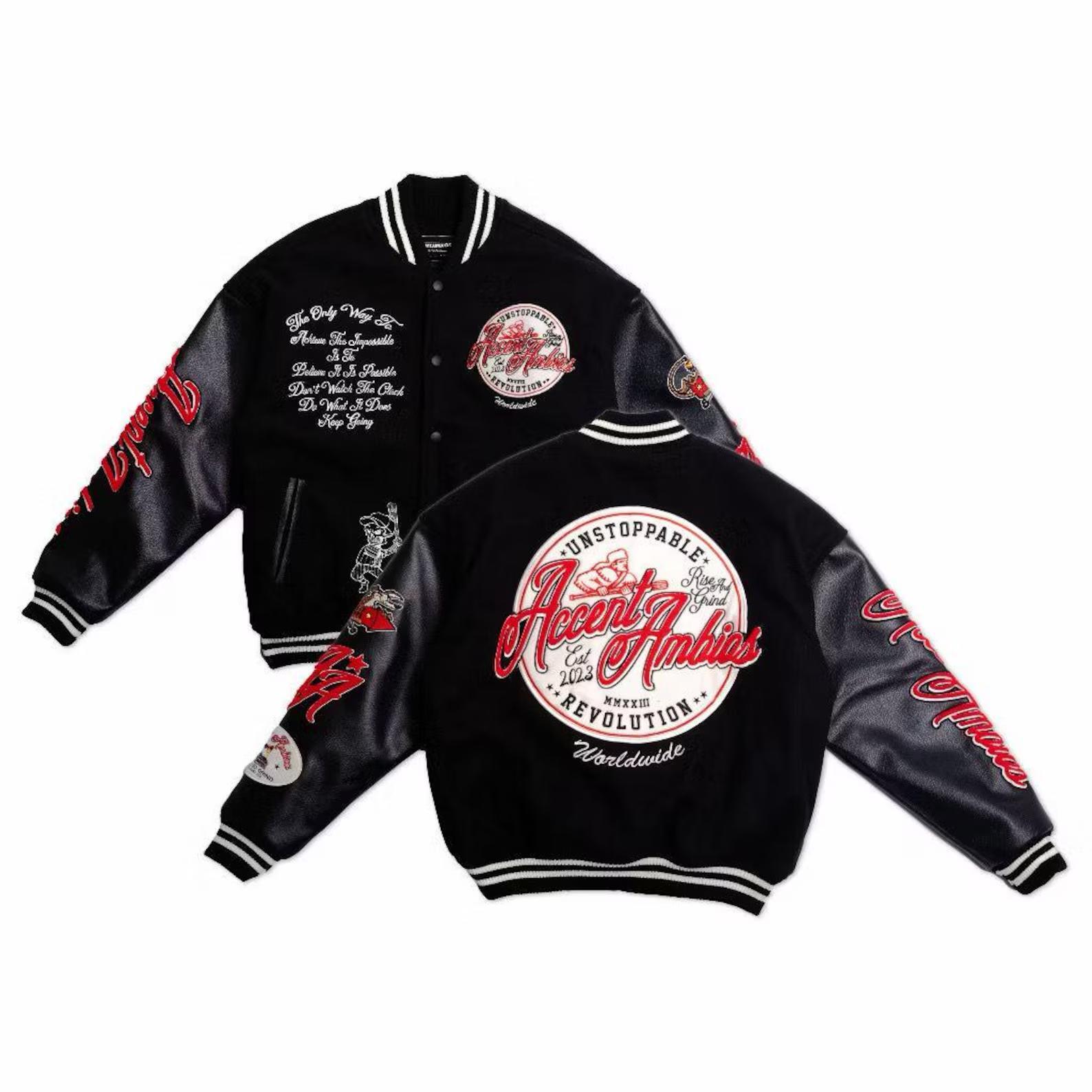 Accent Ambios Embroidered Bomber Jacket